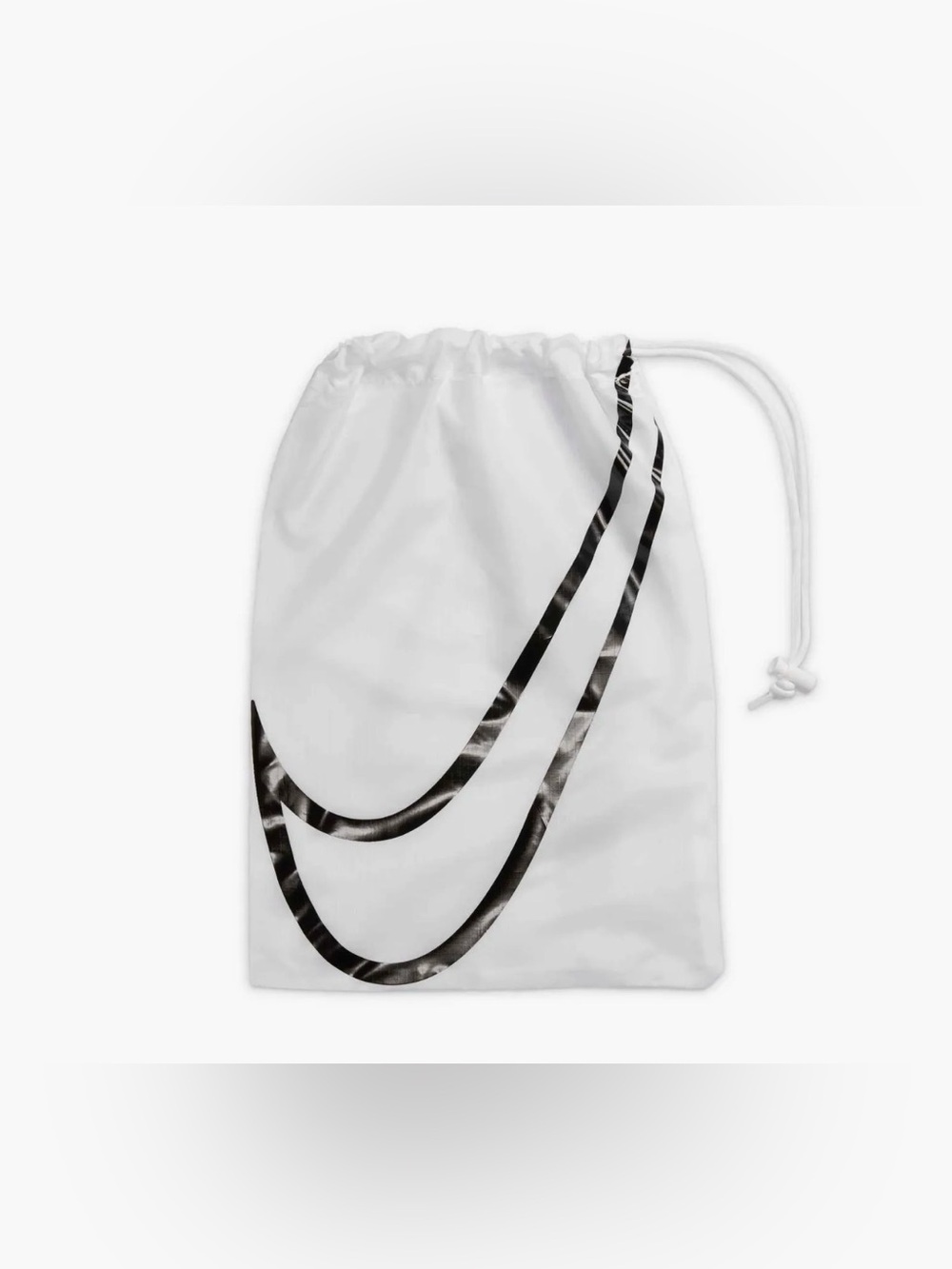 Nike Track & Field shoe drawstring bag, black& white,NWT